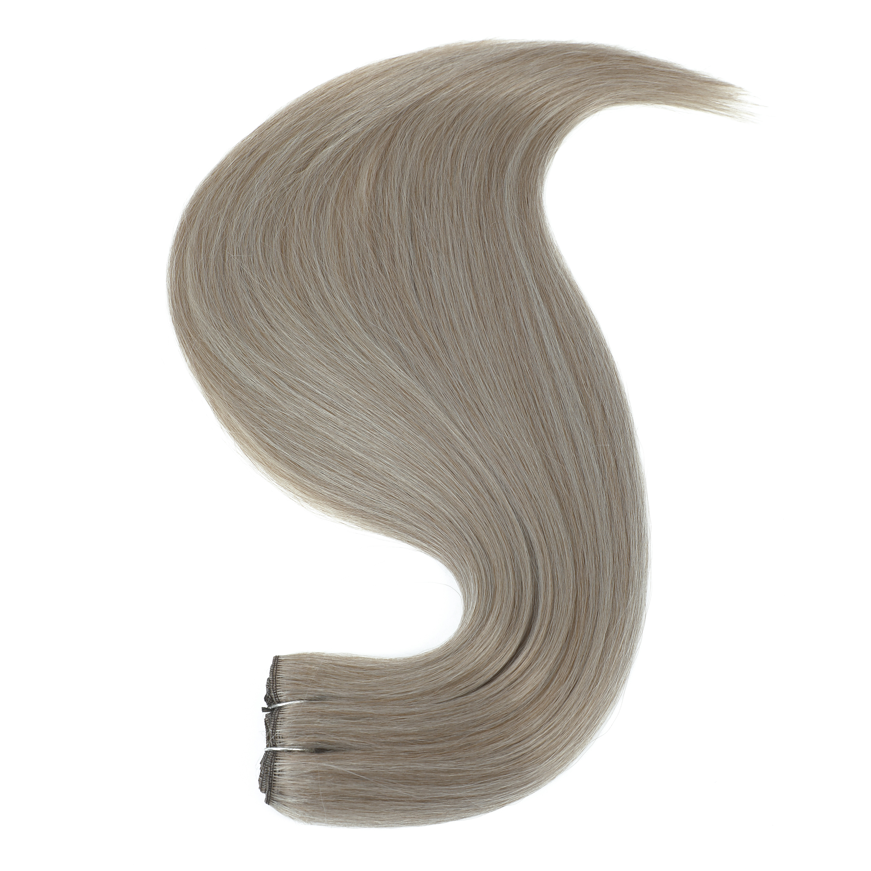 Extensiones de cabello liso de 26 pulgadas, mechones de cabello ombré, pelo de fibra resistente al calor, tejido de pelo liso sintético