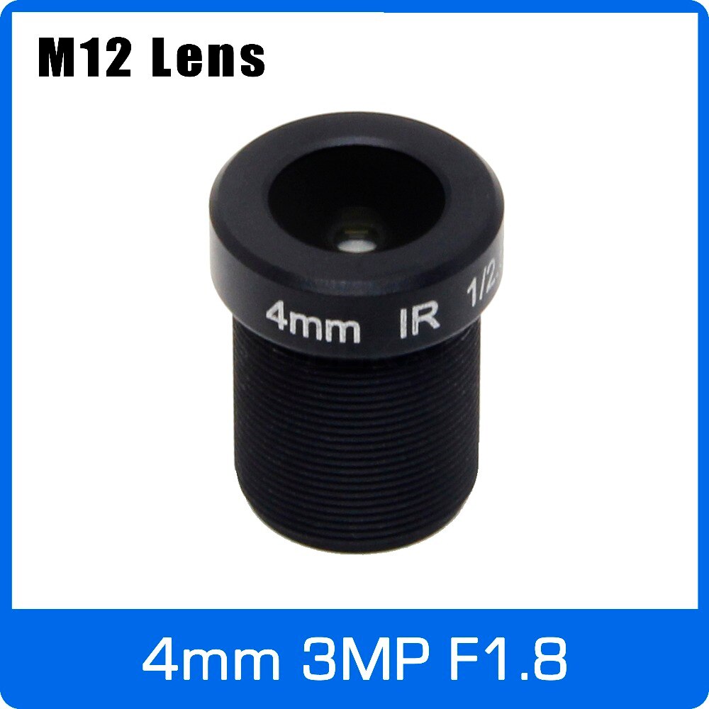 3Megapixel 4mm Fixed 1/2.5 inch With Big Aperture F1.8 CCTV Lens For HD 1080P IP Camera AHD CCTV Camera