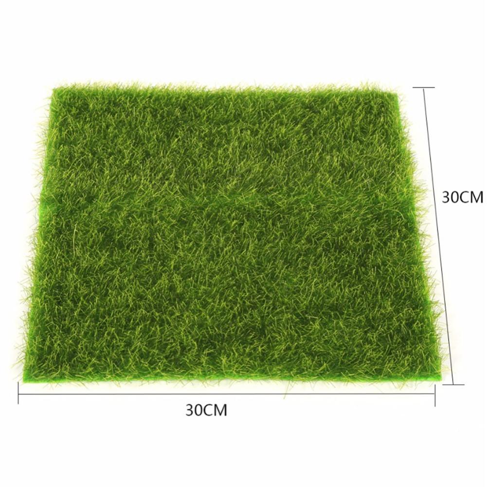 Innovatieve Micro Landschap Kunstgras Landschap Thuis Aquarium Decoratie Kunstmatige Gazon Tuin Real Touch Moss 2 Size: 30X30 CM