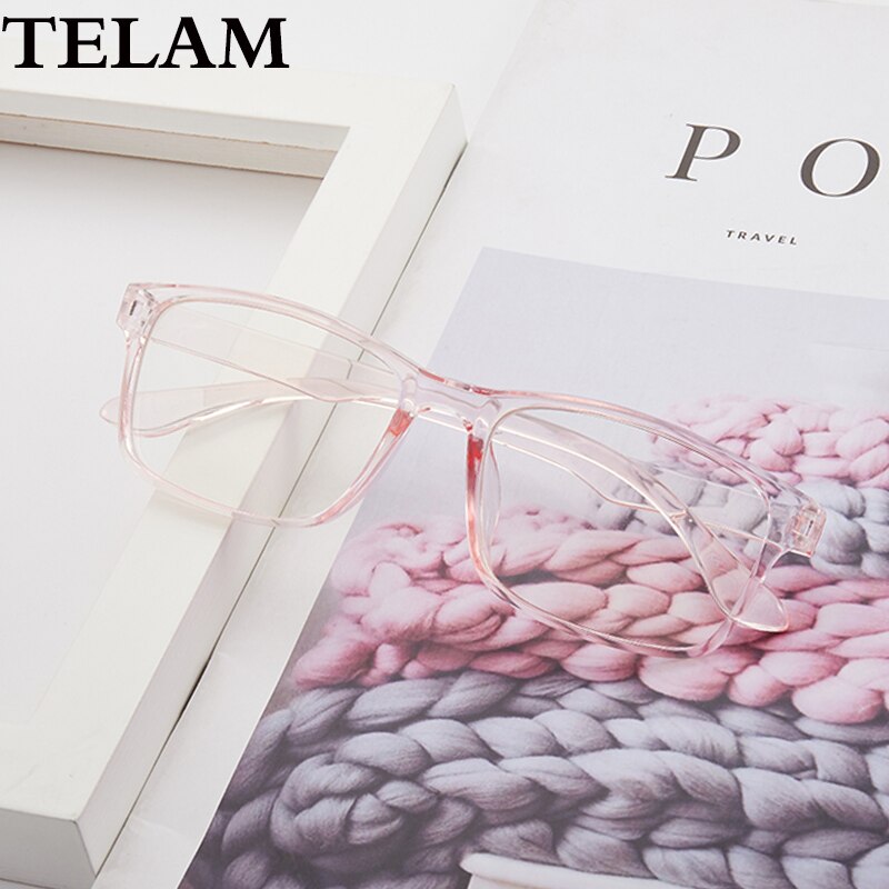 Lunettes carrées transparentes pour femmes, nouvelle , monture optique, lunettes transparentes à rayons bleus, monture rétro, lunettes d'ordinateur