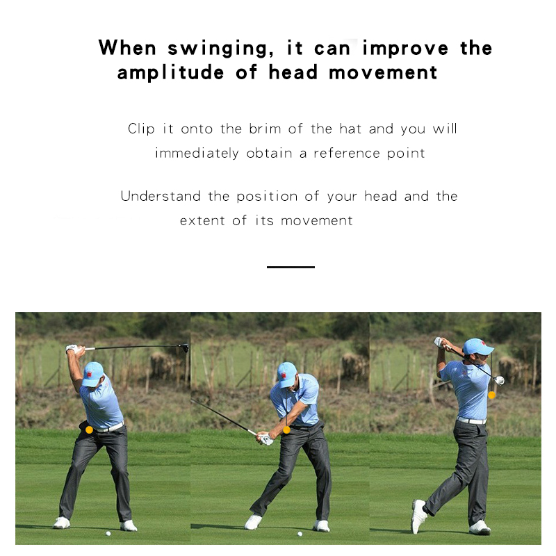 Golf Head Balance Rotation Training Golf Stable Head Training Aid Head Posture Correction Golf Training Accessories
