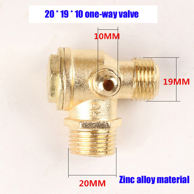 Compresor de aire silencioso sin aceite, válvula unidireccional 20x16x10/20x19x10: Marrón