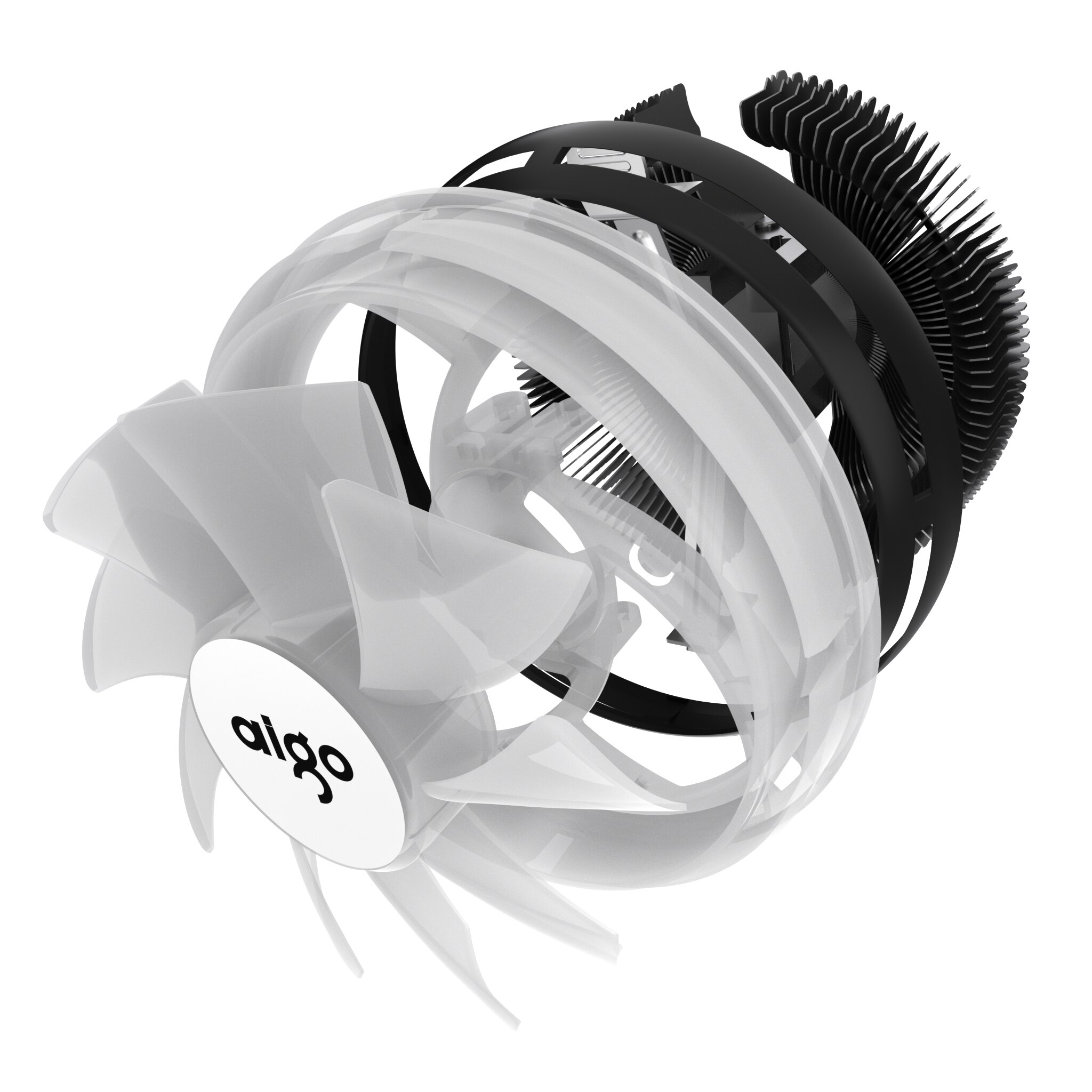 Aigo CPU Cooler LED 120MM CPU Cooling Fan cpu cooler LGA/115X/775/AM3/AM4 4Pin PC CPU Cooling Radiator Heat Sink i3/i5/cpu fans