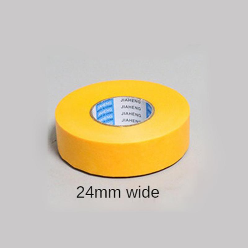 50M Paper Tape Yellow High Viscosity Spray Paint Masking Protection Beauty Seam Color Separation And Paper Masking: Red