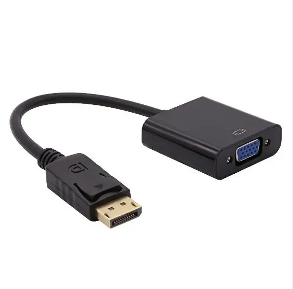 DP zu VGA DisplayPort Stecker auf VGA Buchse Konverter Adapter Kabel 1080P Für TV Laptop Computer Projektor S03