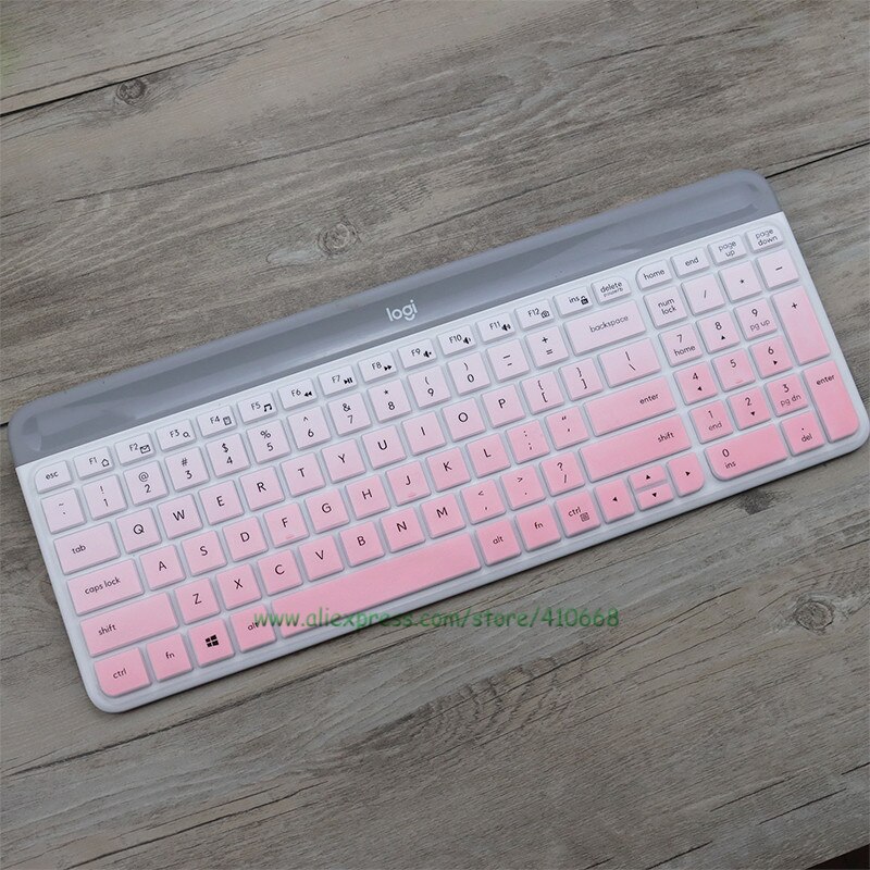 For Logitech MK470 K580 Slim Wireless Keyboard Silicone Dustproof Wireless Desktop keyboard Cover Skin Protector K580 MK 470