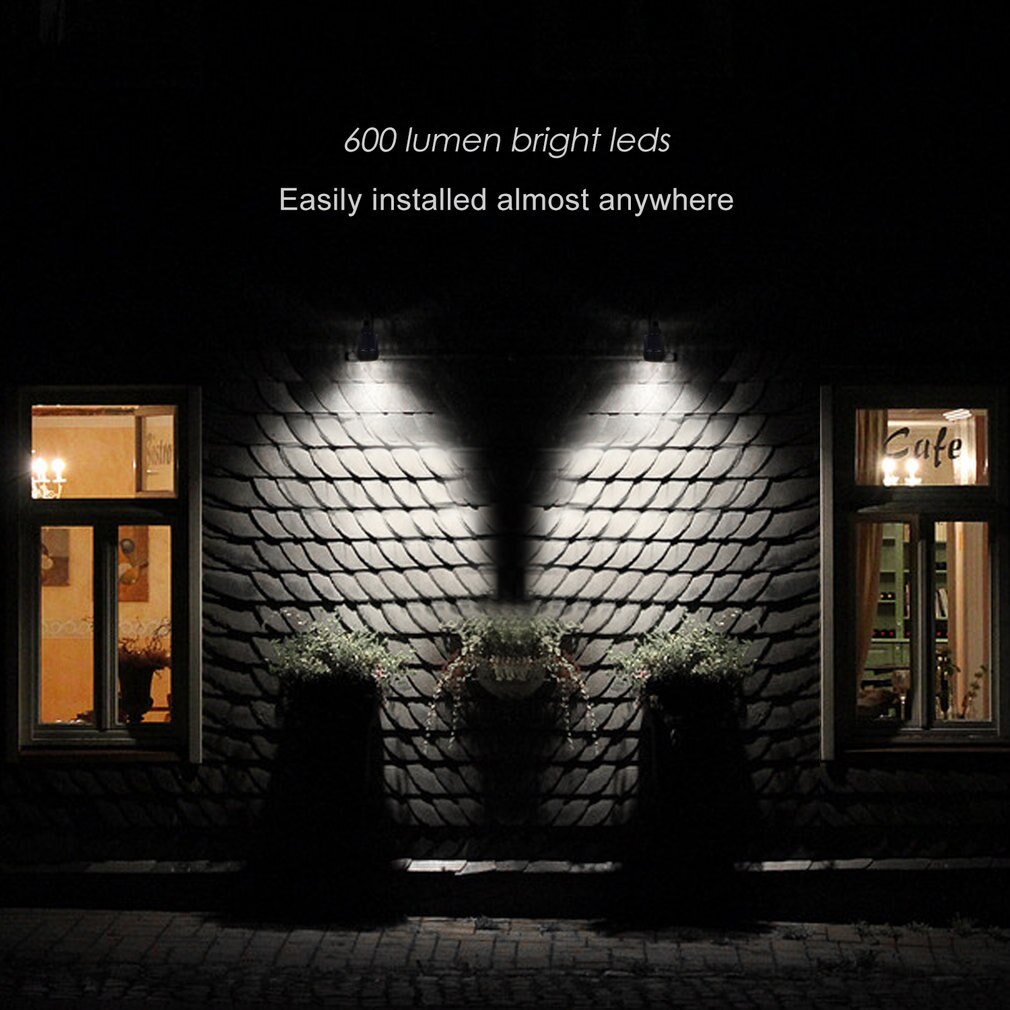 4 LEDs Motion Sensor Spotlights Lawn Garden Lamp Decor LED Light IP65 Waterproof 360 Degree Rotatable Bedroom Aisle Lamp Light