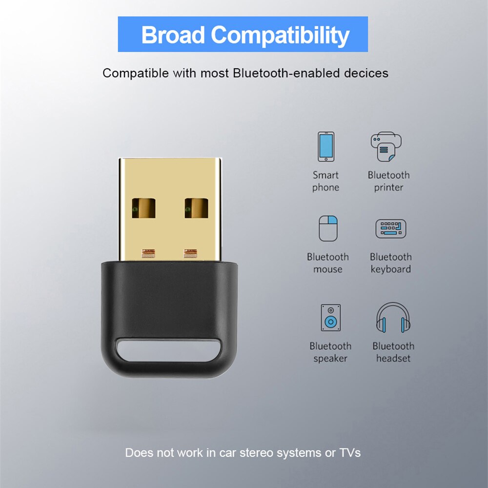 Mini B01 USB converter Bluetooth adapter V5.0 Wireless dongle bluetooth Adapter Transmitter Receiver For PC Computer