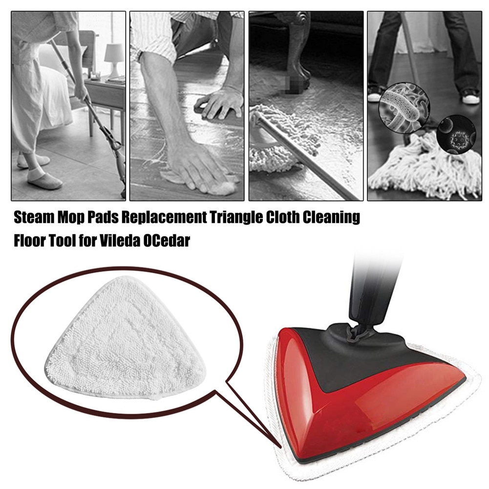Wasbare Steam Mop Pads Vervanging Driehoek Doek Cleaning Floor Tool Voor Vileda Oceda Spuiten Stoom Mop Cleaning Floor Tool