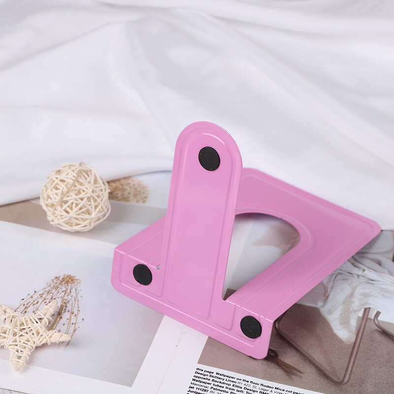 Sujetalibros metálico de estilo sencillo, soporte para libros en forma de L, organizador de escritorio, soporte para libros, papelería escolar, suministros de oficina