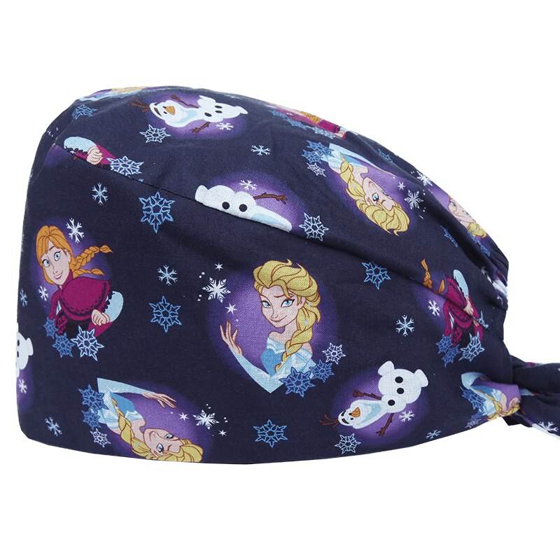 Unisex Surgicals Caps Tanden Print Cap Verstelbare Frosted Cap Laboratorium Pet Shop Frosted Caps Schoonheidssalon Care Winkel Caps: MULTI