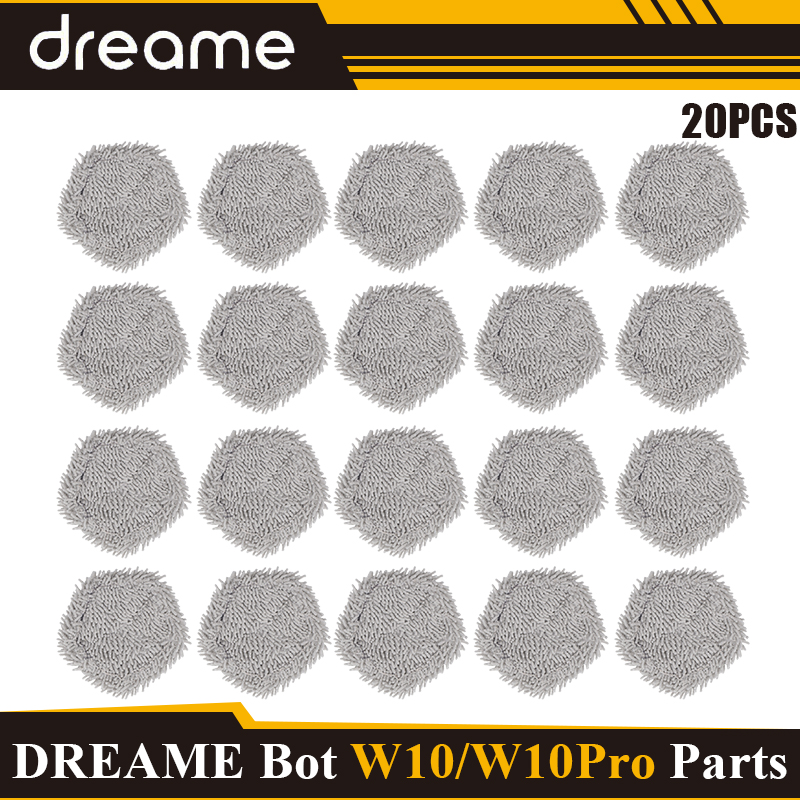 For Dreame Bot W10/W10 PRO Robot Vacuum Cleaner Spare Parts Washable Main Brush HEPA Mop Filter Replacement Parts: light green