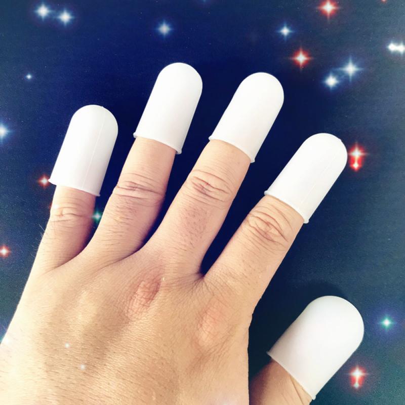 Ofen Anti-verbrüHenne Finger Kinderbett Silikon Weiche Finger Schutz Ärmeln Finger Kappen Hühneraugen Finger Abdeckung Schutz Küche Spielereien