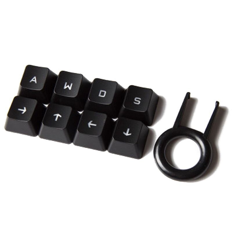 Capuchons de touches WASD et Arrow, pour clavier mécanique logitech G910 G810 G310 romer-g Switch B3K: Black