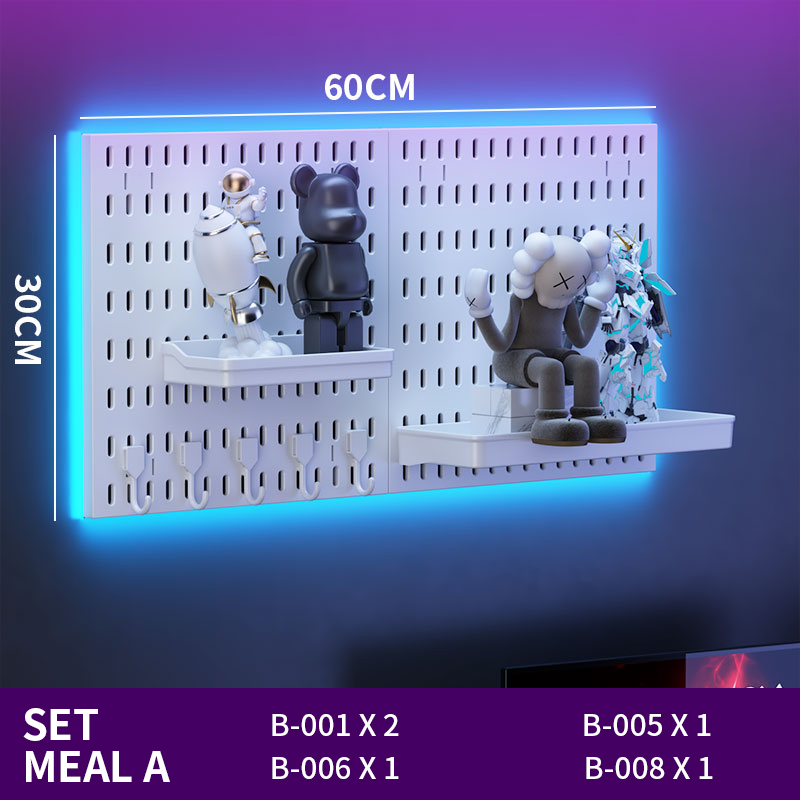 Wall-mounted Pegboard Storage Board. Plenty Of Accessories For Free Combination, Suitable For Homes And Offices.