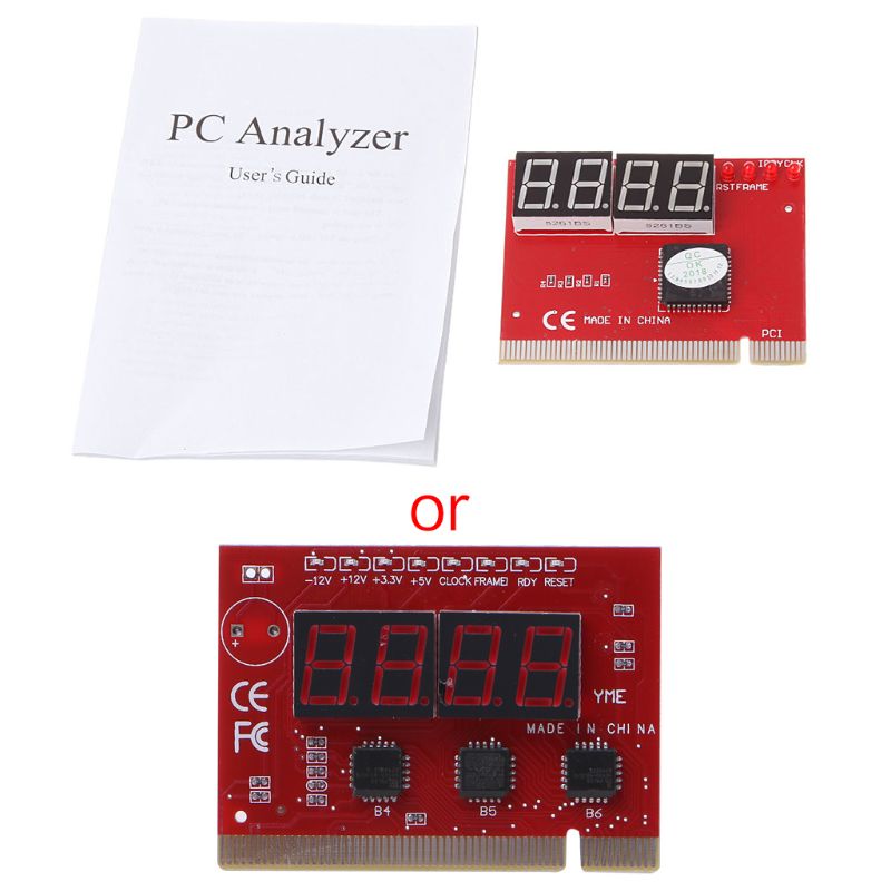Nueva computadora PCI POST tarjeta placa base LED 4 dígitos diagnóstico Test Analizador de PC
