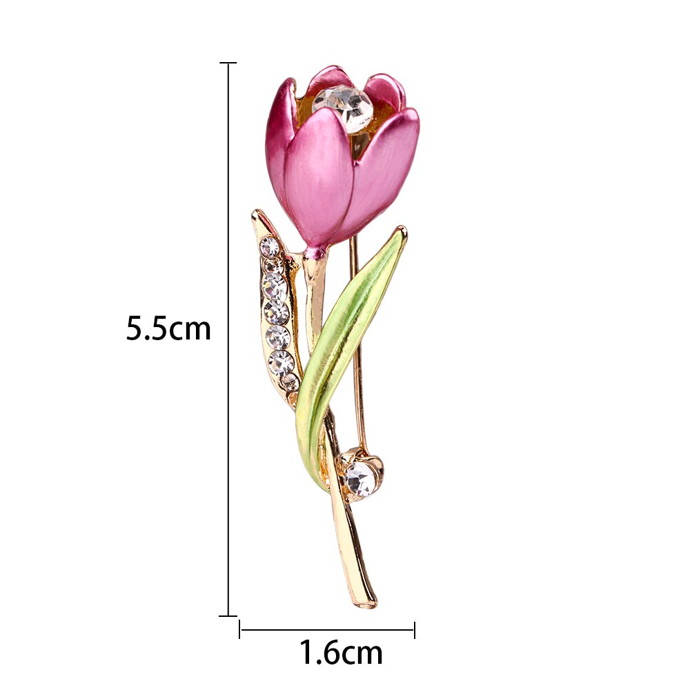 1Pcs Zonnebloem Emaille Broche Delicate Geel Paars Elegante Vrouwen Meisjes Strass Revers Pin Kleding Accessoires Sieraden: 5