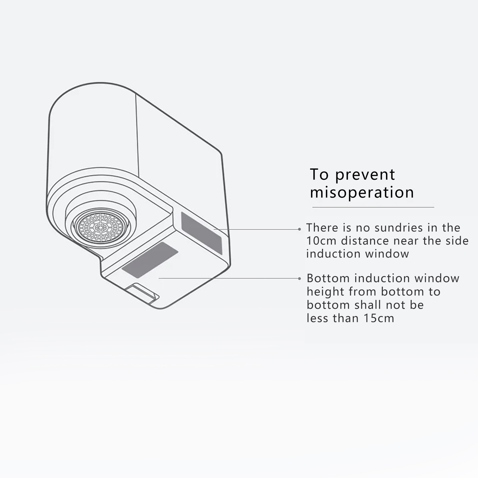 Portable Automatic Water Saver Tap Smart Faucet Sensor Infrared Water Energy Saving Device Kitchen Nozzle Tap