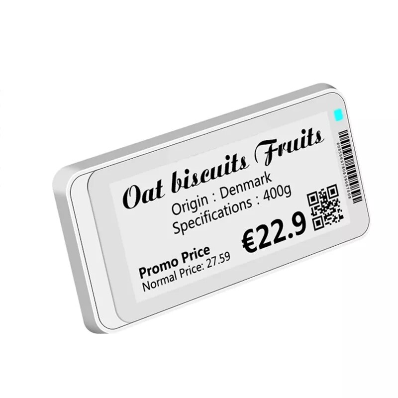 2.9 Inch Gicisky Epaper Kleur Scherm Elektronische Prijskaartje Prijs Display Card Bibliotheek Magazijn Een Sleutel Om Juiste Informatie