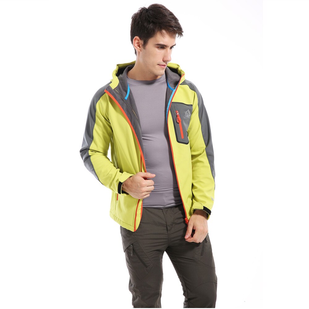 SAENSHING regenjacke herren softshell-jacke Männer Wasserdichte Jacke Wandern Vlies Regen Mantel Angeln Windjacke draussen Camping Wandern Weiche Hülse