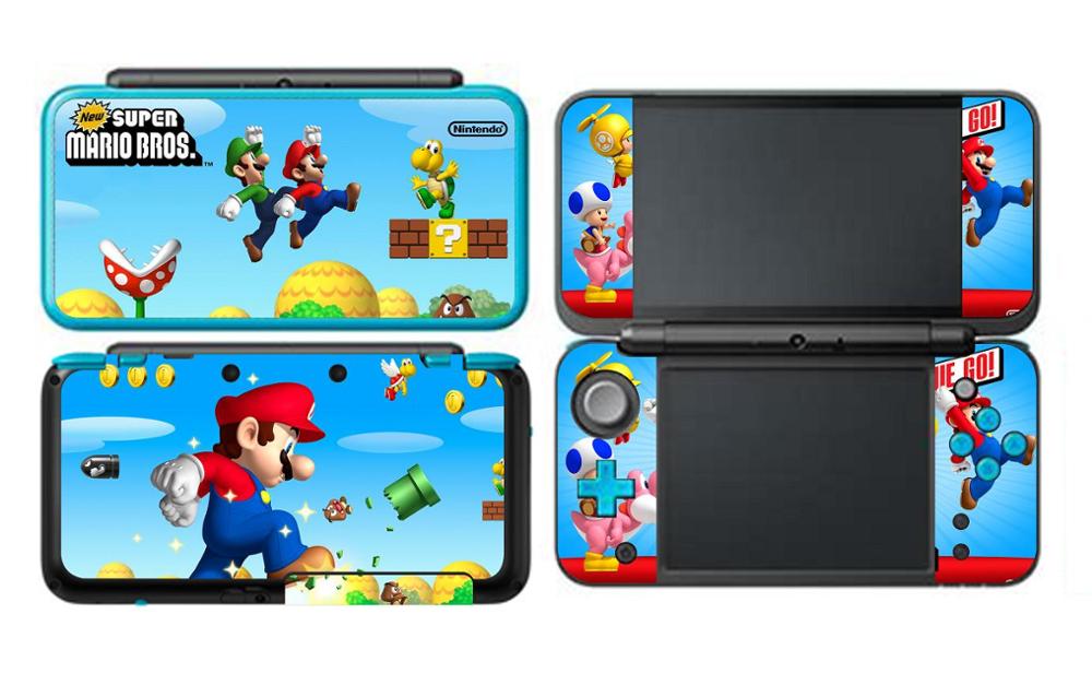 SUPER MARI0 Protector de vinilo de piel para Nintendo 2DS XL LL pegatinas de pieles: 235