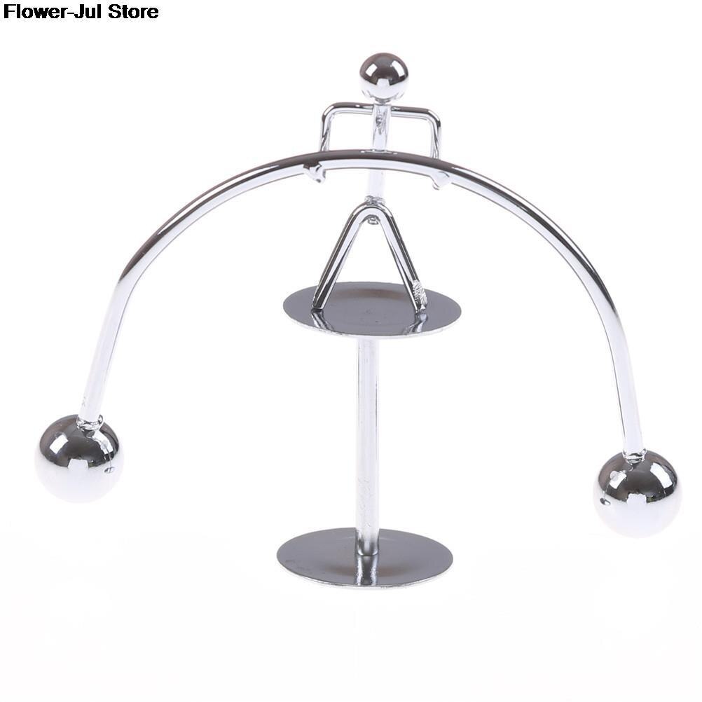 Kinetic Weightlifter Perpetual Motion Office Desk Decoration Metal Craft Perpetual Balance Home Decor Art Education