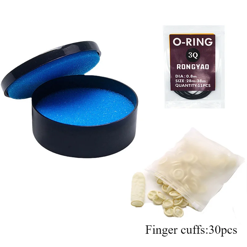 Watch Repair Tools 1box Watch Case Rubber Waterproof O-Ring Oil-resistant Watch Bottom Cover Gasket 0.5/0.6mm O-Ring Seal Gasket: BRONZE