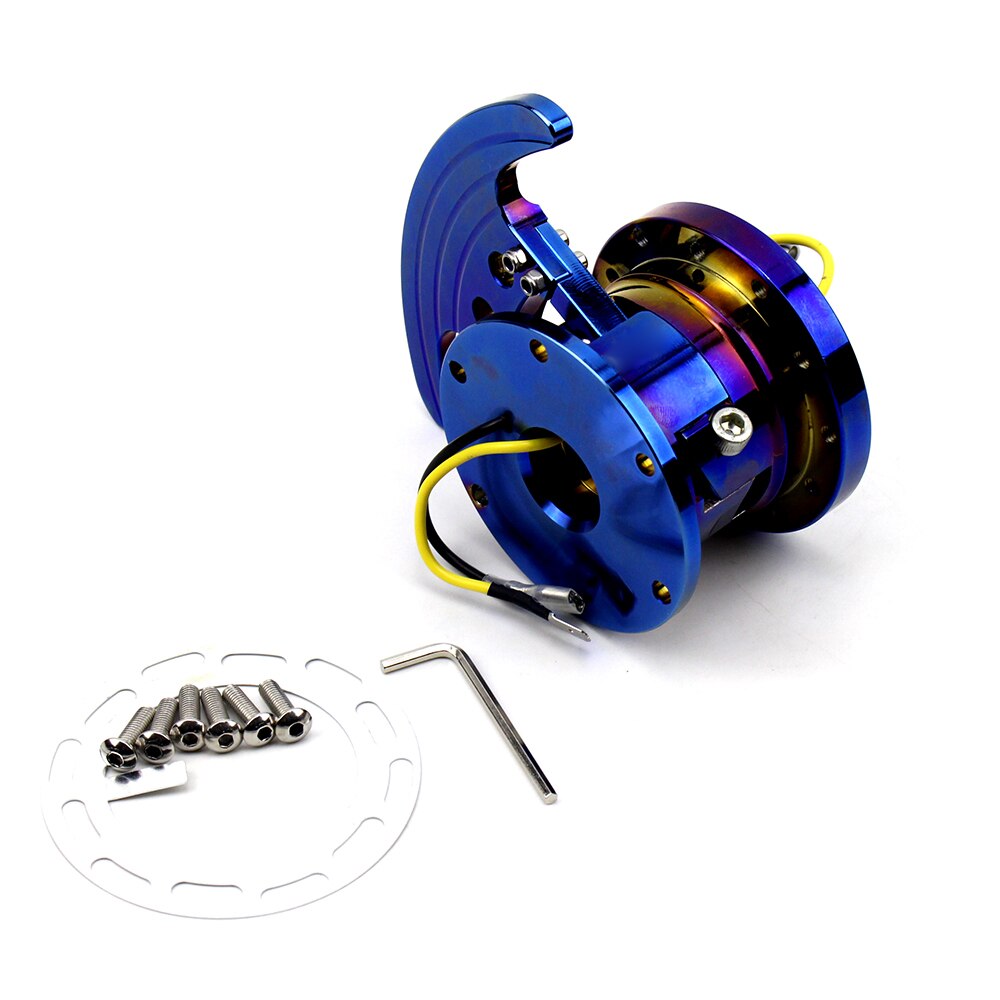 Universal Colorful Racing Steering Wheel Quick Release Hub Kit Adapter Body Removable Snap Off Boss Kit