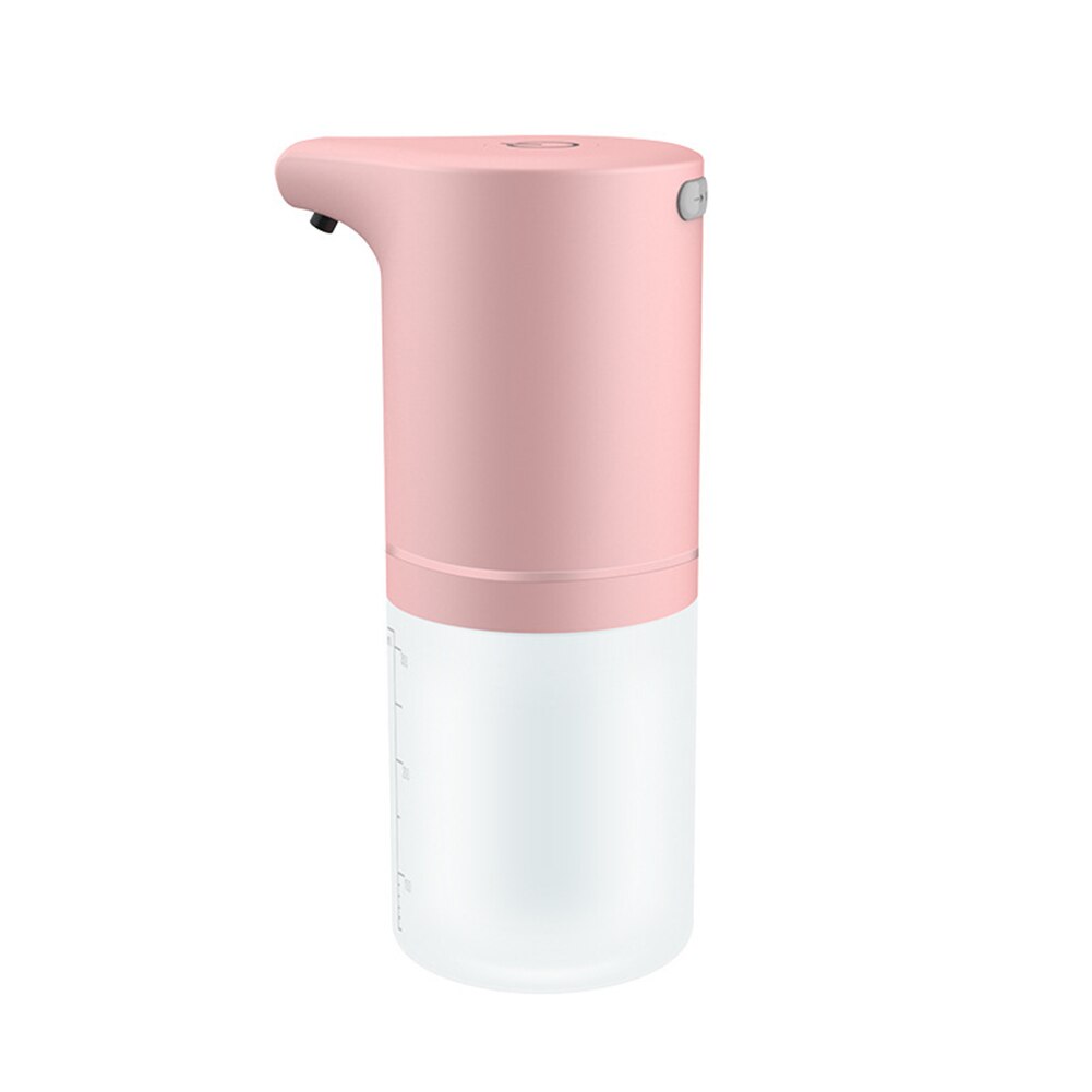 Automatic Foam Soap Dispenser Non-Contact Disinfectant Dispenser For Bathroom Hand Washing USB Charging Infrared Smart Sensor: Pink