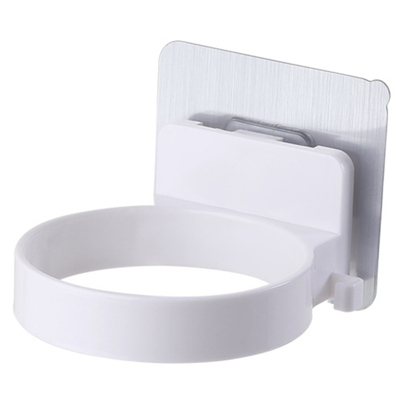 1Pc Föhn Houder Plank Opslag Muur Gemonteerde Haardroger Rack Organizer Abs Badkamer Armatuur Hardware Home Toilet Accessoires: Paars