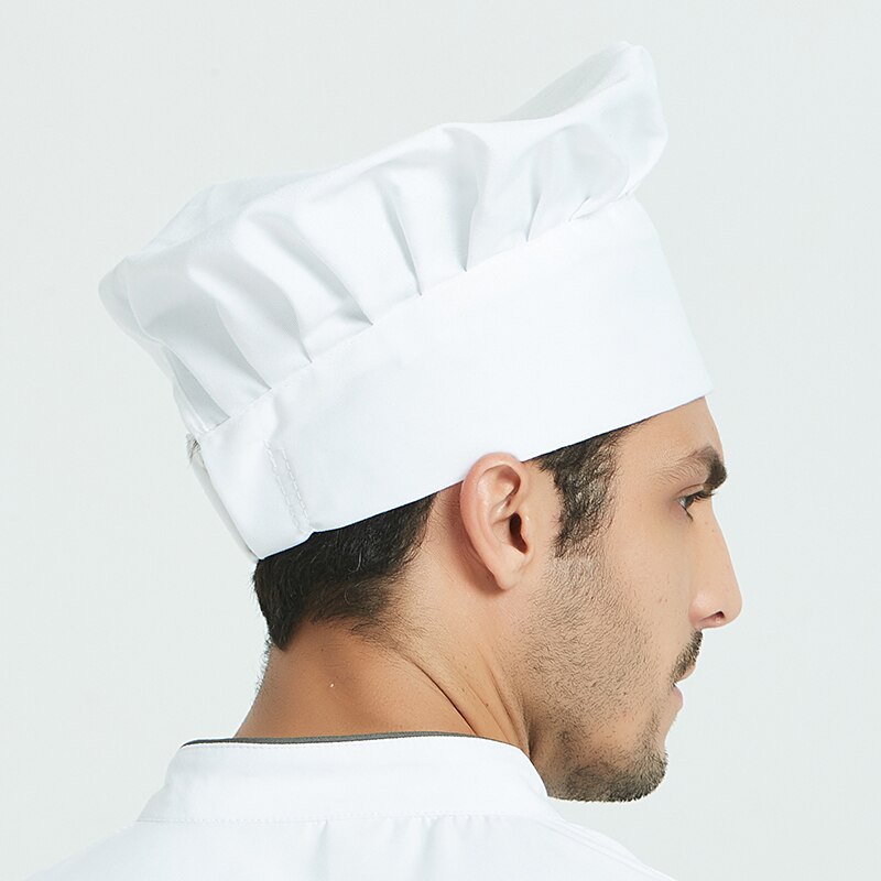 Cooking Adjustable Chef Hat Men Women Kitchen Cafes Elastic Berets Catering Cooking Caps Restaurant Chef Kitchen Workwear Hats