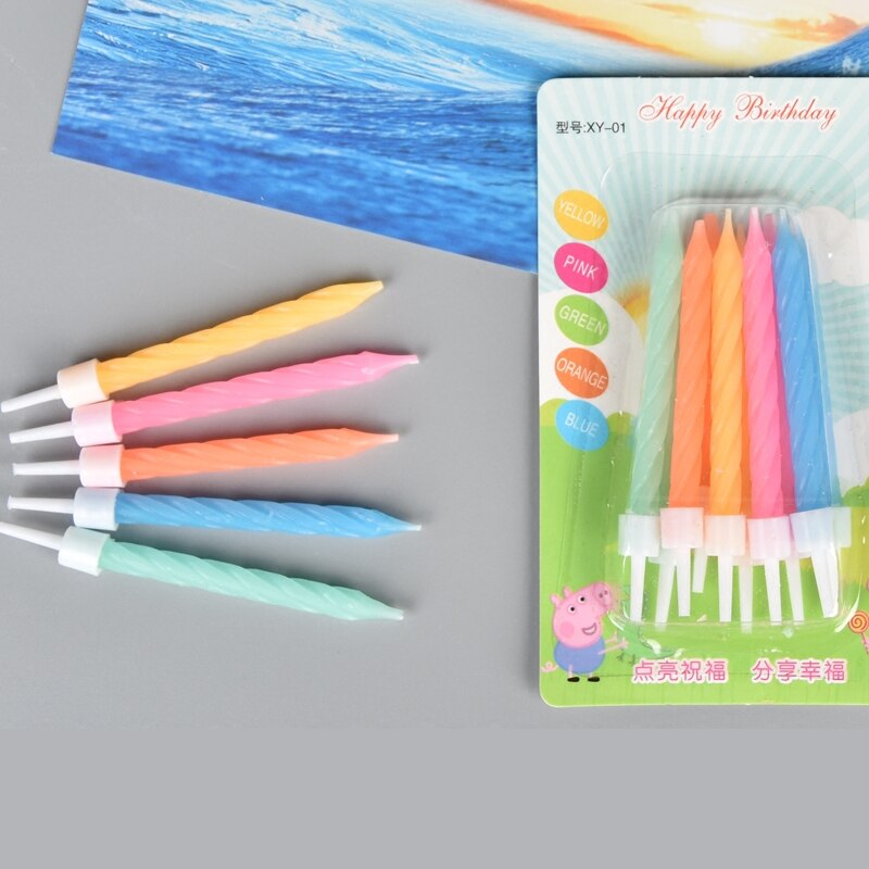 50/100 boxs Birthday candles child cake decorative candle romantic party candles Festive supplies wedding decoration