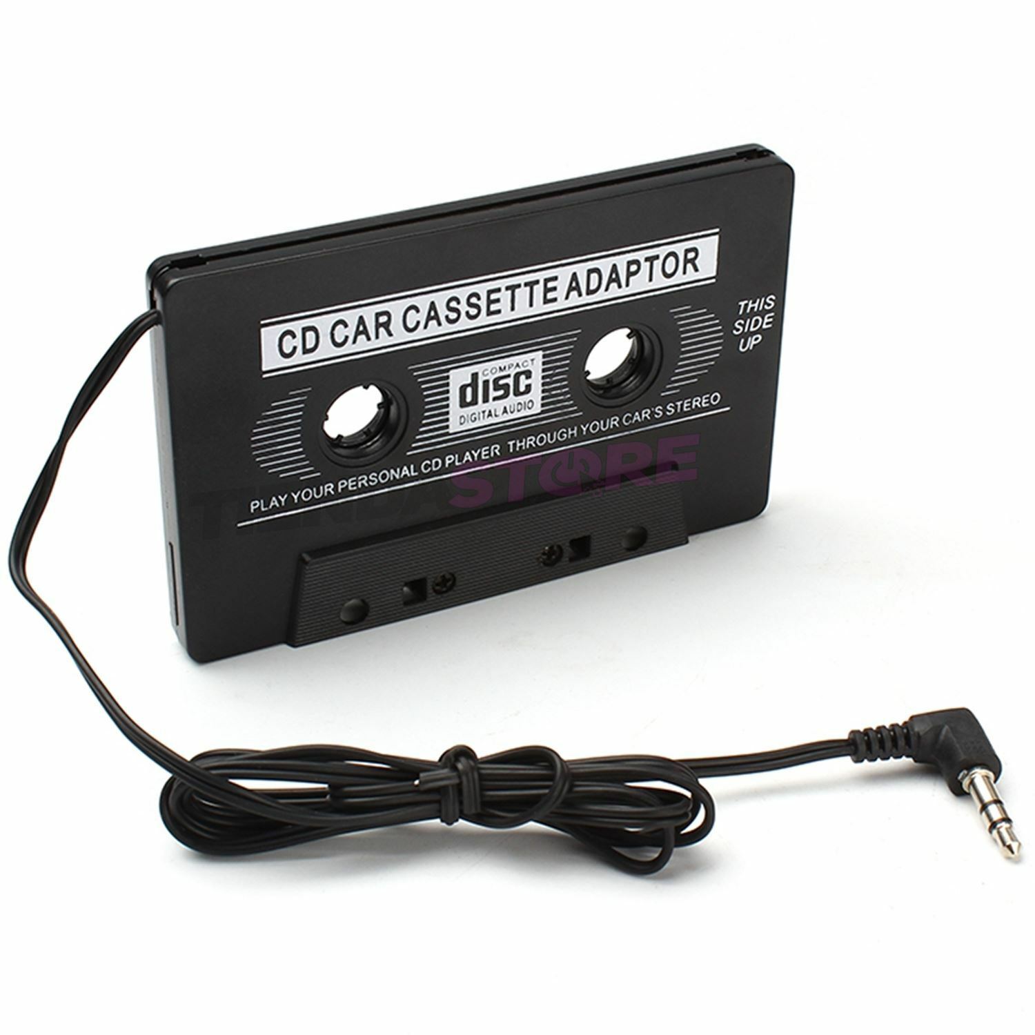 Cassete Zwart Lint Autoradio Adapter Voor Iphone Ipod MP3 Pda Mobiele Aux Android