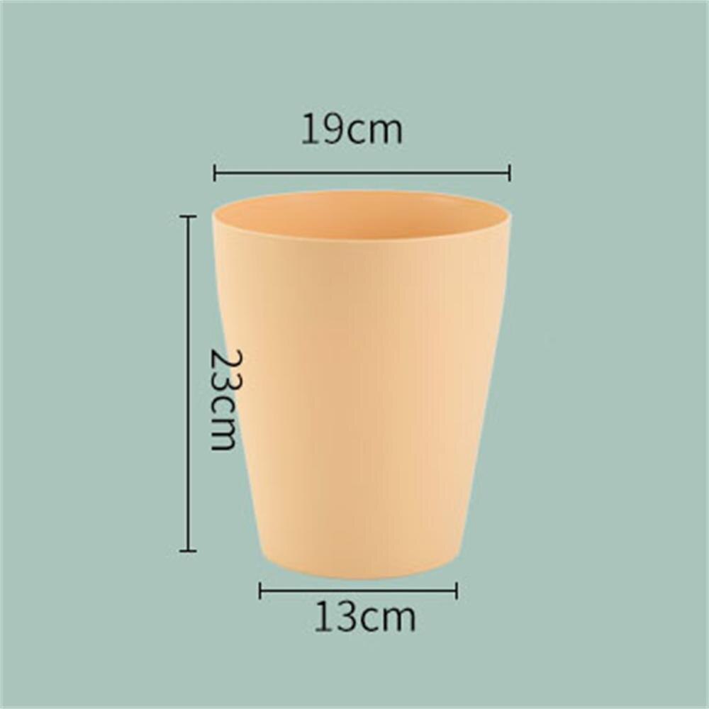 Poubelle colorée, corbeille en plastique et papier sans couvercle, corbeille créative, Simple, pour la maison ou le bureau
