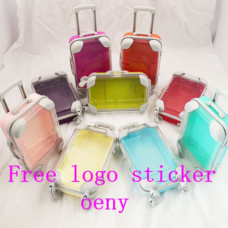 cute suitcase luggage eyelash packaging for mink lashes