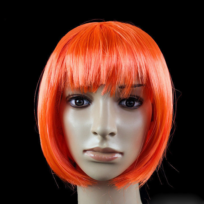 Peluca Bob para mujeres bonitas, pelucas Bob cortas, Natural, Cosplay de Halloween, pelucas de Anime, peluca sintética de colores bonitos para diaria de Navidad: CAMEL