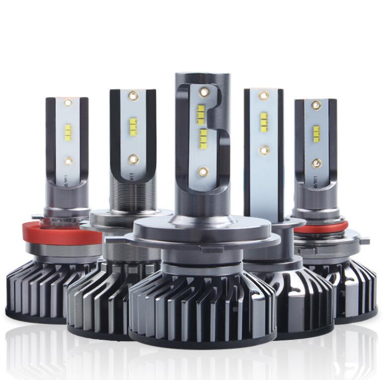 Auto LED Headlights Bulbs H7 h4 h8 h11 9005 9006 9012 h1 with Luxeon ZES Chip 6000K 72W Car Original Light to LED Conversion Kit