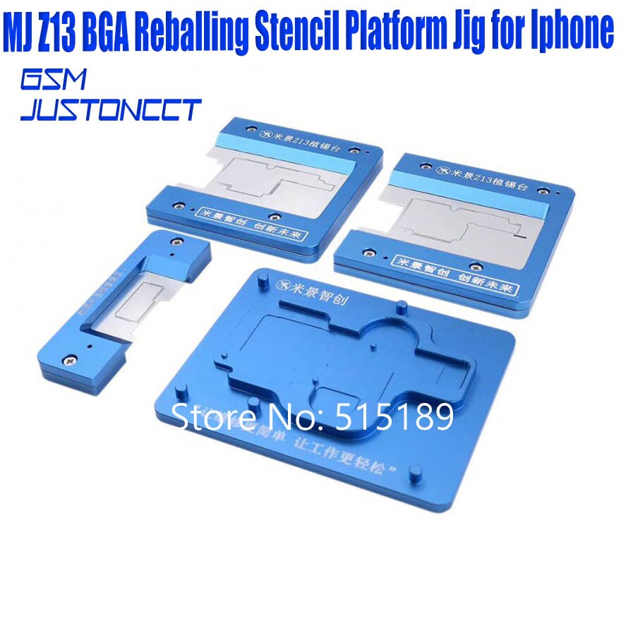 MJ Z13 BGA Reballing Stencil Platform Jig Fixture Holder For IPhone X / Xs / Xs Max