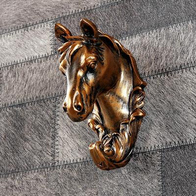 Retro dyr vægkrog indretning boligtilbehør harpiks kroge kunst guld hjorte hoved kåbe krog hjem bar udsmykning: 04