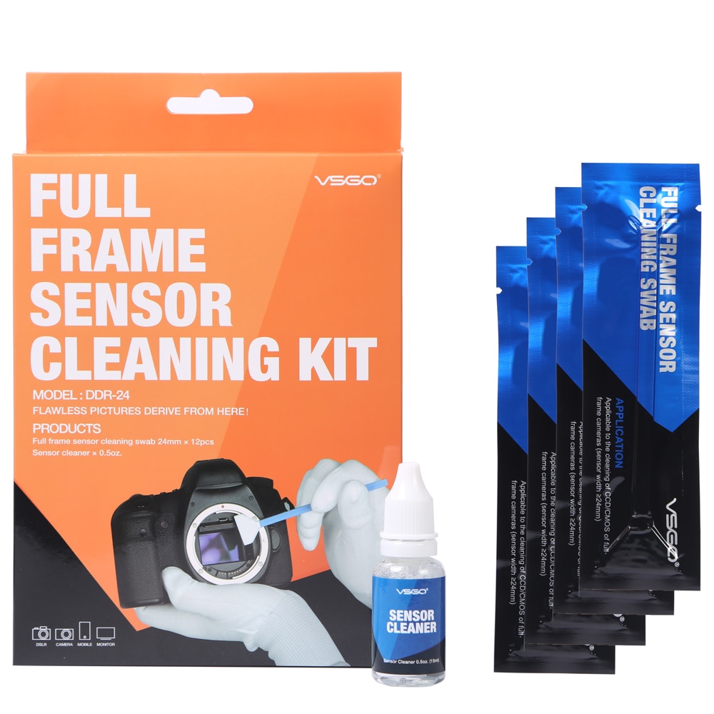 Full Frame DSLR SLR Camera Sensor CCD/CMOS Cleaning Kit VSGO DDR-24 voor Digitale Camera 'S Matrix Schoon