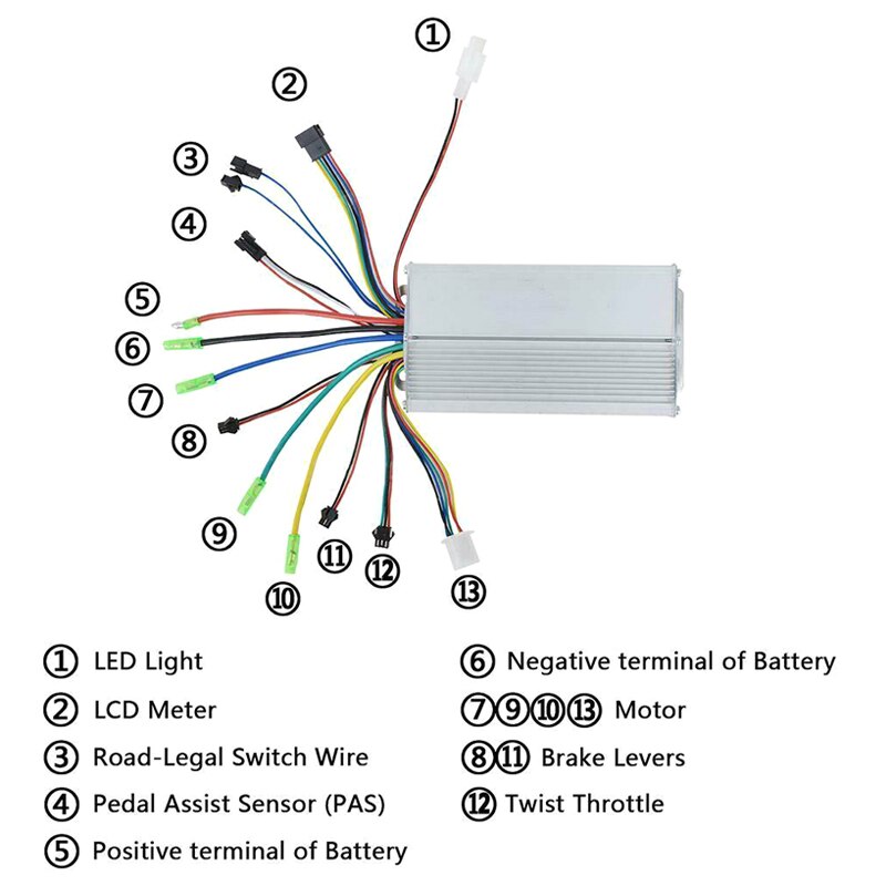 Good Healthy Electric Bicycle Controller Kit 350W 36/48V Ebike Conversion Controllers