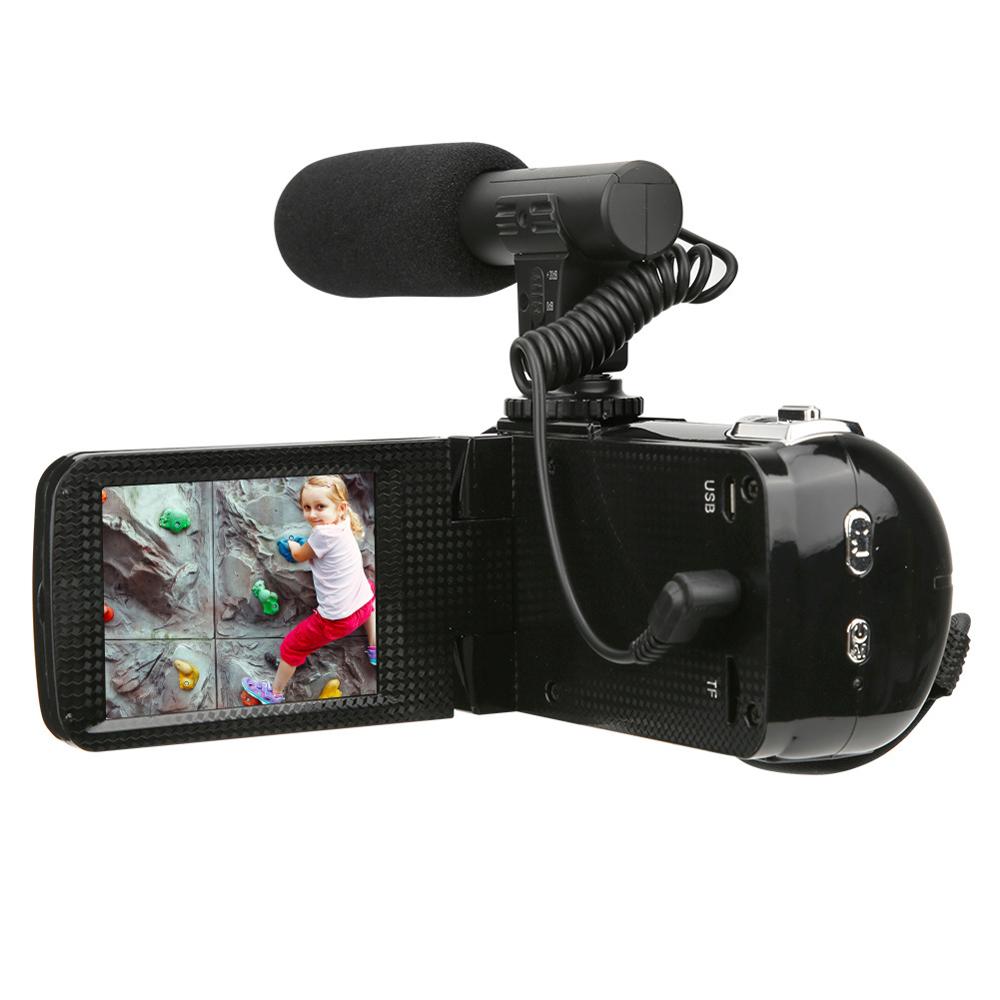 vlog camera 3 inch LCD Screen Video Camera DV Camcorder 18X Digital Zoom HD 1280*720 24MP Cam with Built-in Speaker filmadora