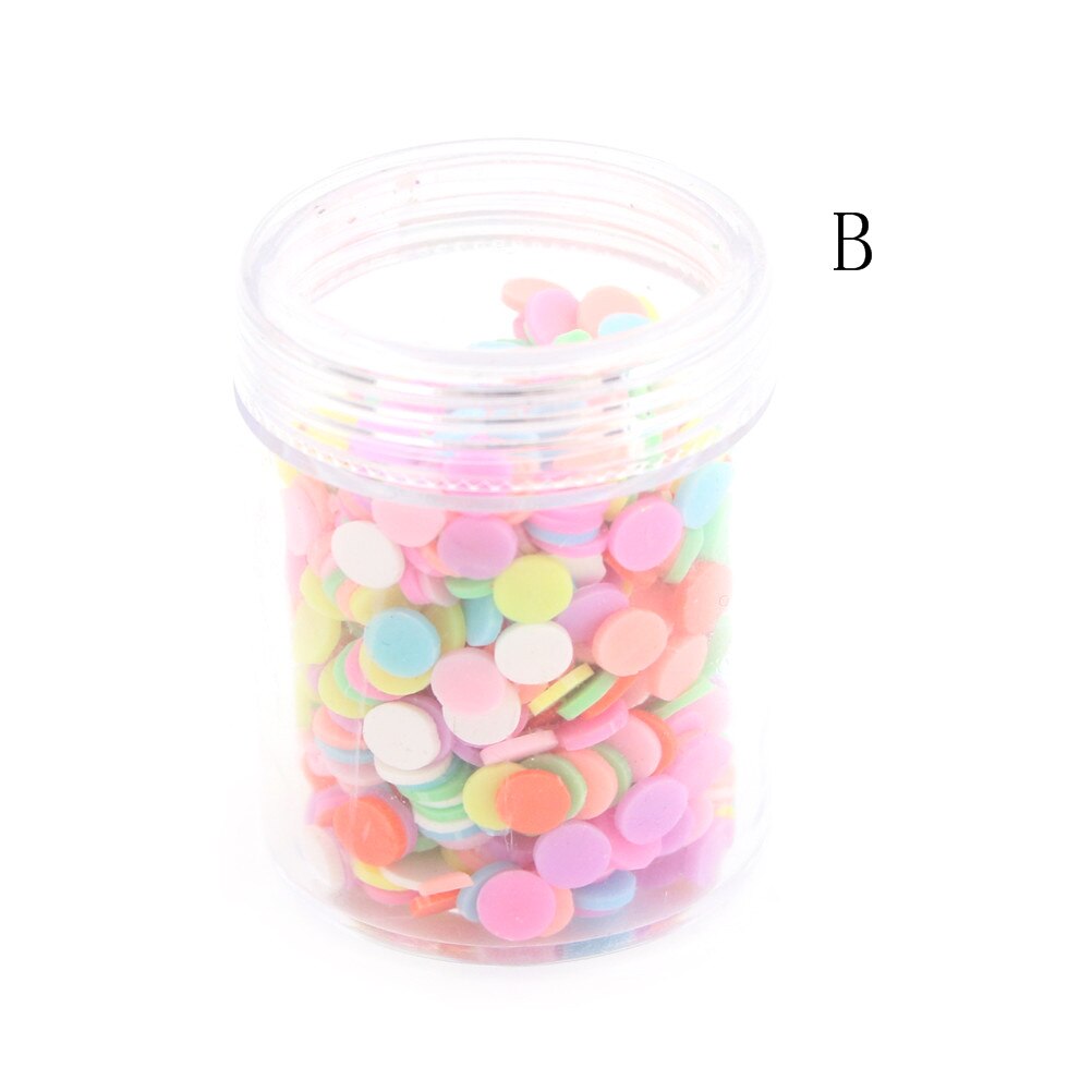 1 scatola FAI DA TE Argilla Polimerica Falso Della Caramella Dolci di Zucchero Cospargere Decorazioni per La Casa Delle Bambole Falso Torta dolce Cibo Simulazione: B