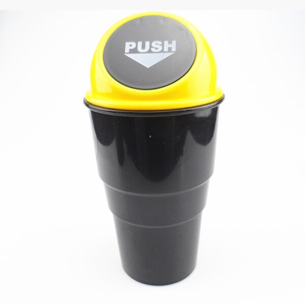 Car Trash Can Garbage Dust Case Holder Bin Car-styling for Cadillac XTS SRX ATS CTS/Renault Koleos Fluenec: Yellow