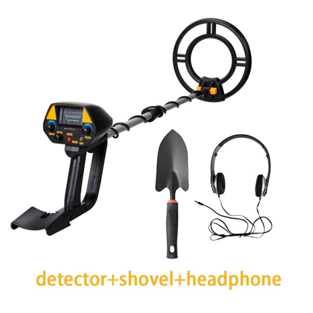 MD940 Unterirdischen Metall Detektor Einstellbare Gold Schatz Jäger Finder Detektoren Unter Flach Wasser Schaltung Metales: Paket C