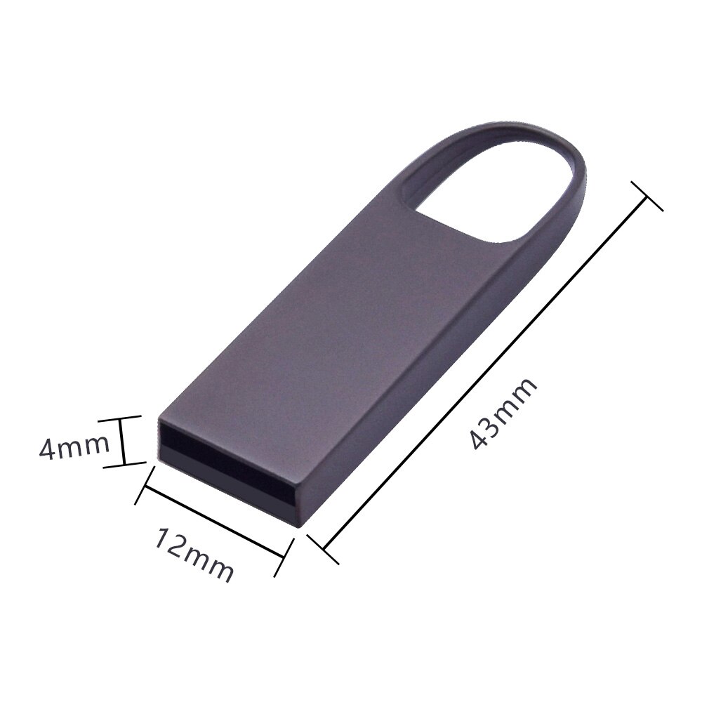 USB 2.0 Mini USB Metal 2GB 4GB 8GB 16GB 32G 64GB Flash Drive Pen Drive Waterproof Usb Stick Pendrive High Speed Customer Logo