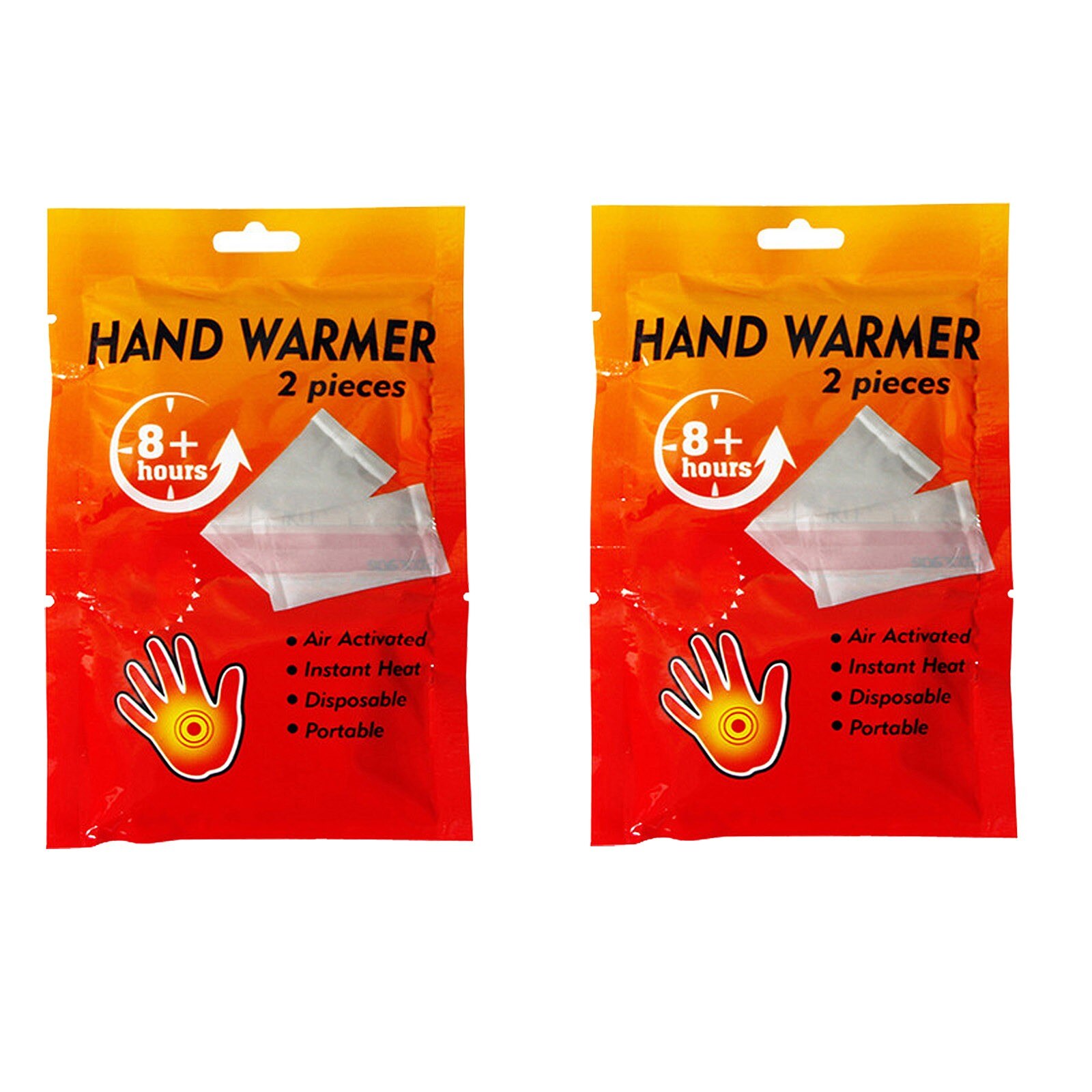 1/2/5 Pcs Hand Warmers-Langdurige Veilig Natuurlijke Geurloos Air Activated Warmers Hand Warmers Asting Veilig Natuurlijke reukloos: 2 bags