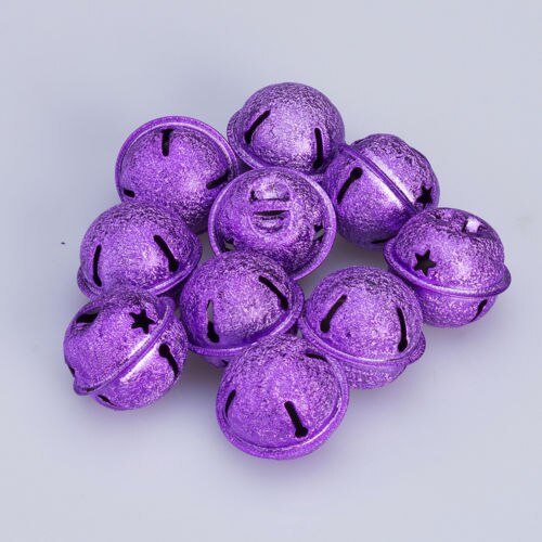 Juego de 10 cascabeles brillantes, colgante de Navidad, suministros festivos para , decoración, carillón de viento, adornos de Navidad