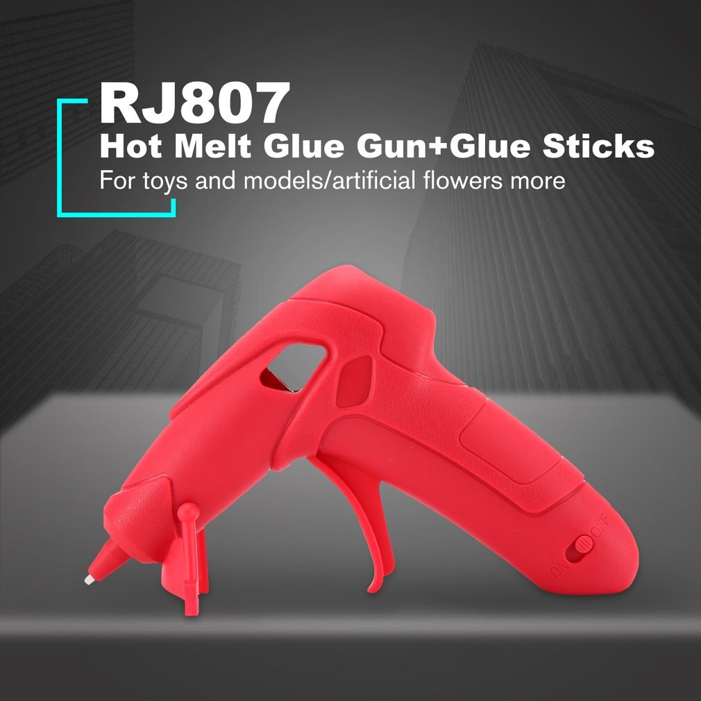 RJ807 USB Charging 5V/1A Melt Glue Gun with Glue Stick for DIY Handwork Repair Tools Electric Heat Temperature Glue Guns