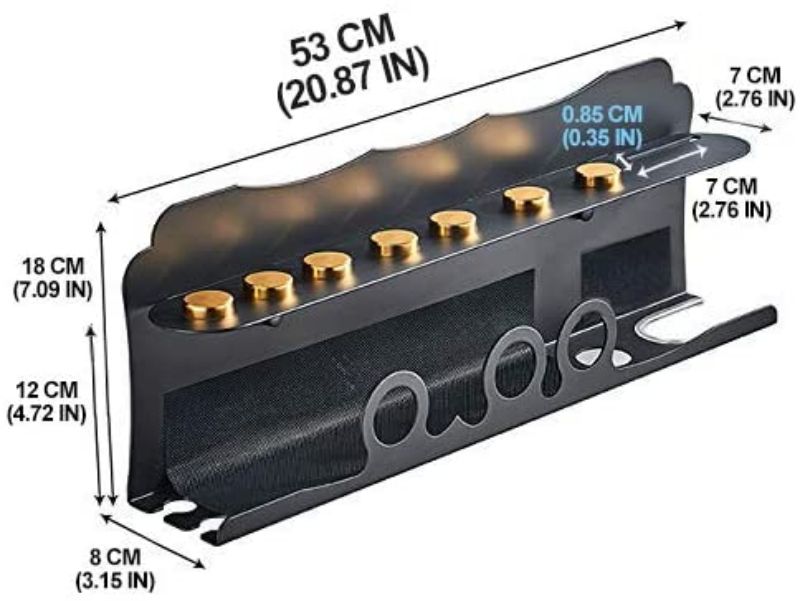 Wall Mount Houder Voor Dyson Airwrap Styler Organizer Stand Opbergrek Voor Krultang Wand Vaten Borstels Voor Badkamer